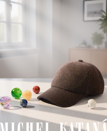 Кепка с козырьком, Бейсболка Мужская-Унисекс TWEED GLASGOW TERRELLE из твида (Плотная Костюмно-Блейзерная ШЕРСТЬ) TWEED.6-GLASGOW/TERRELLE